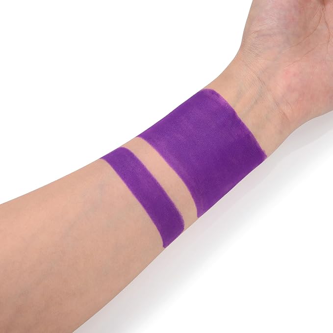PURPLE EYE BLACK STICK, Anti-Glare Eyeblack For Baseball Football Softball Lacrosse Accessories, Sweat-Proof Eye Black Grease Paint, Smooth & Long Lasting, Rich Full Coverage