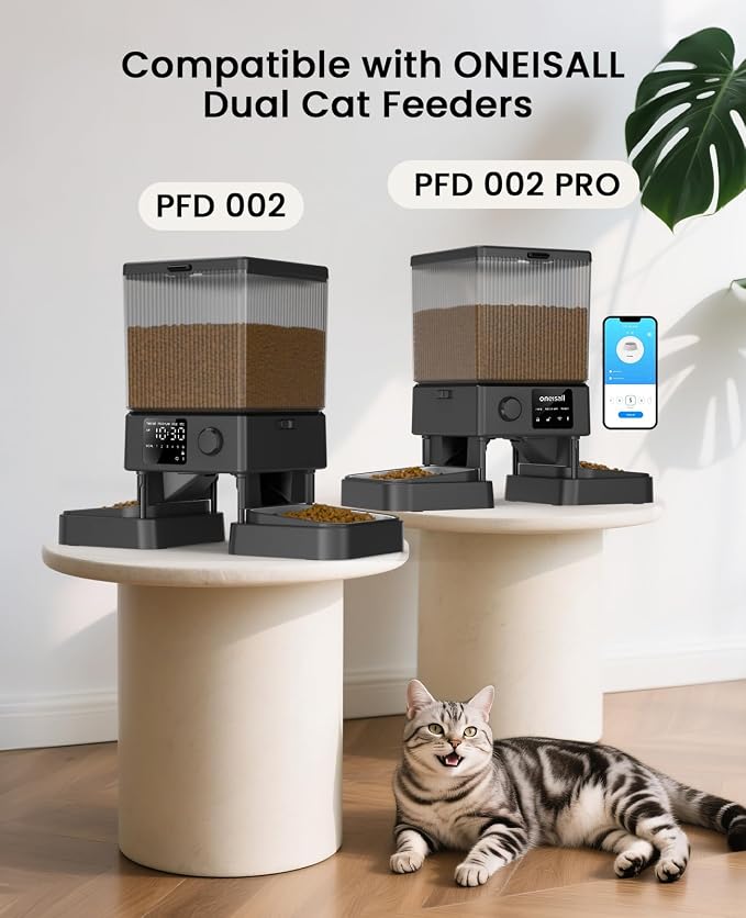 oneisall 6 Packs Pet Dry Food Desiccant Bag for Automatic Cat Feeders, Keep Pet Food Dry and Fresh, Suitable for All of oneisall Cat Feeders