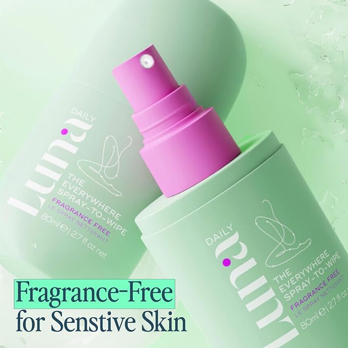 Luna Daily The Fragrance Free Everywhere Spray-To-Wipe | 80ml