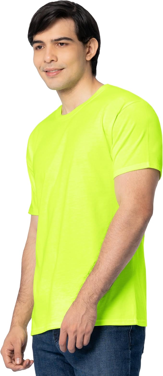 Fruit of the Loom Men's Eversoft Cotton Odor Control & Breathable Moisture Wicking T-Shirts