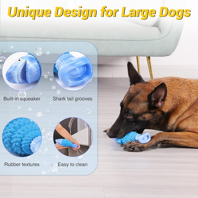 WinTour Tough Dog Toys for Aggressive Chewers, Indestructible Dog Chew Toys
