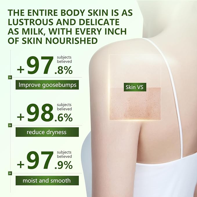Moisturizing Cream - 200ml Hydrating Body & Face Moisturizer with Shea Butter & Sweet Almond Oil, Vitamin E for Nourishing & Brightening Skin, Long-Lasting Moisturization. (Kiwi Fruit & Aloe)