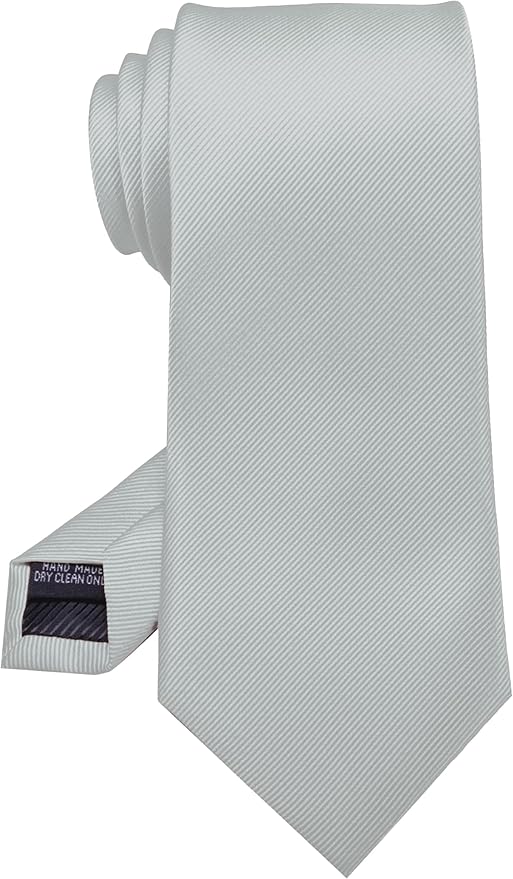 RBOCOTT Solid Color Tie Formal Necktie for Men