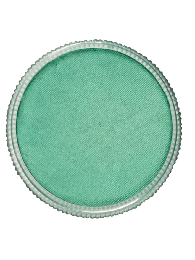 Face and Body Paint Pearl Green(30gm) Non-Toxic High-Quality Paint for Children and Adults Halloween Makeup, Costumes, Festivals