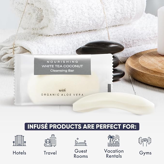 Infuse Bar Soap | Travel Size Hotel Amenities | 20g | Case of 400