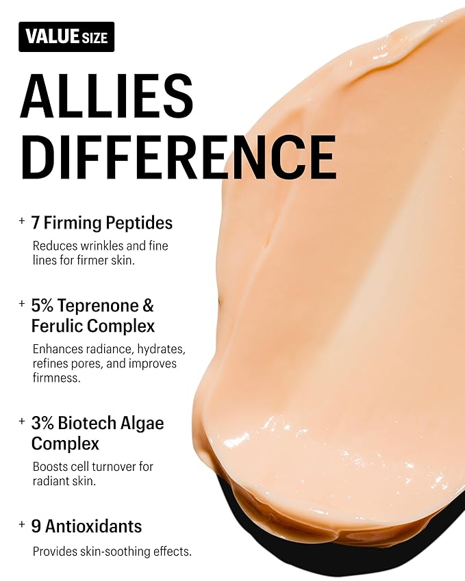 Allies of Skin Peptides & Antioxidants Advanced Firming Daily Treatment, Jumbo