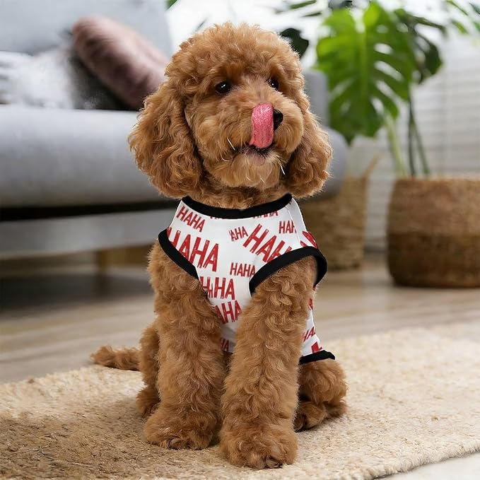 Halloween Pet Vest Bloody Letter Pet Shirts Small | horror blood Dog Shirt Vest cute pet Sleeveless Vests Ice Silk Dog T-Shirts holiday Dog Clothes Halloween Canine Wear