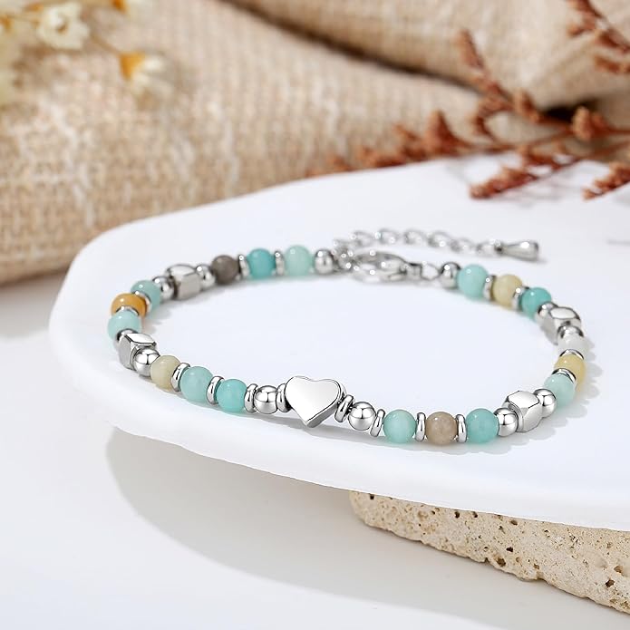TONY & SANDY Tiny Beaded Bracelets for Women, Sometimes You Forget You're Awesome Gift, Unique Gifts for Women, Mom, Daughter, Wife, Coworker, Best Friend, Bestie, Granddaughter