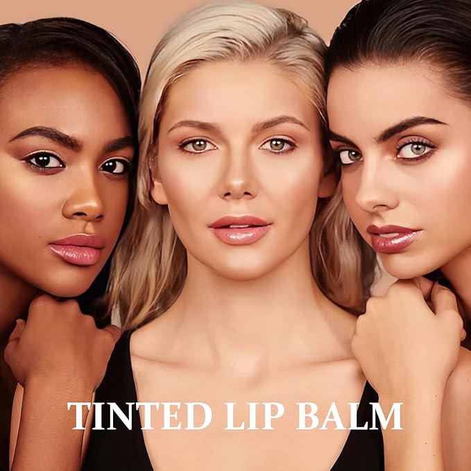 Lip Gloss, Lipstick 3 Step Makeup in 1 Swipe, Multi Use Lip Gloss, Cream Blush Eyeshadow base, Lip Stain Waterproof & Transfer Proof, Hydrating Wear & Vegan #Neon Red