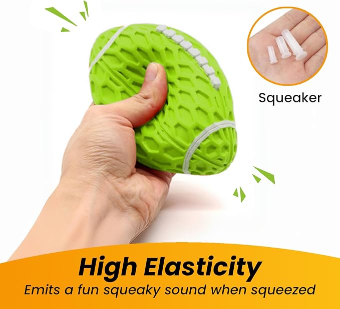Dog Toy, Interactive Squeaky Dog Ball Toy for Aggressive Chewer