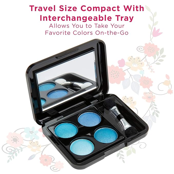 Vokai Makeup Kit Set - 32 Eye Shadows 6 Lip Glosses 2 Lip Gloss Wands 2 Lipsticks 1 Face Powder Duo 1 Blush Powder Duo 1 Mascara - Case with Carrying Handle