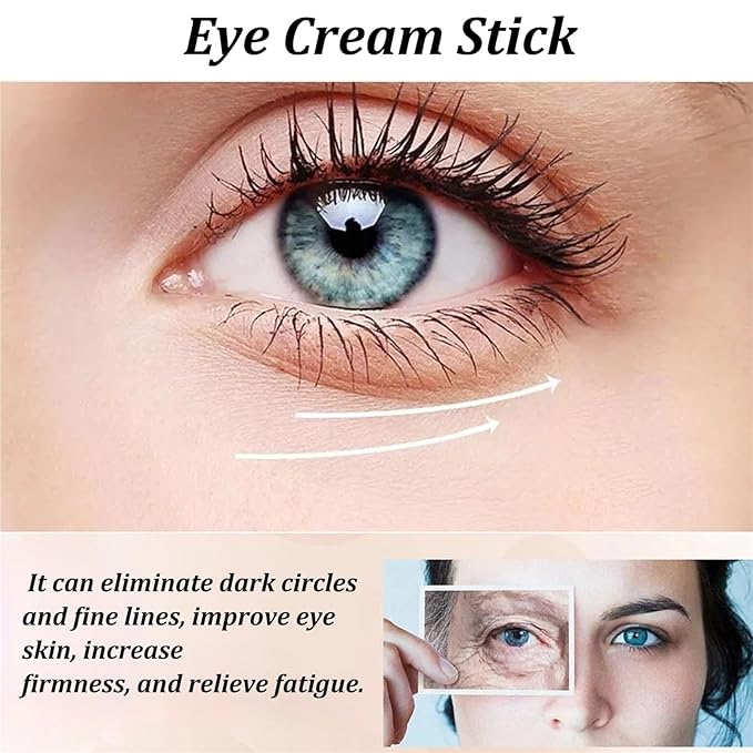 Mineral Oil Eye Stick - Hydrating Treatment To Minimize Puffiness & Fine Lines, Nourish Delicate Eye Area(#1,2pcs)