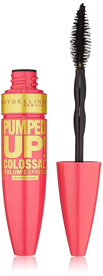 Maybelline Volum' Express Pumped Up! Colossal Waterproof Mascara, Classic Black, 0.32 fl. oz.