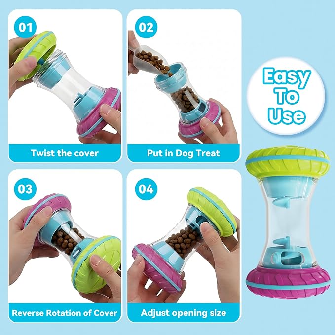 BoYoYo Interactive Dog Toys, Dog Puzzle Toys for Smart, Dog Enrichment Toy to Keep Them Busy, Green