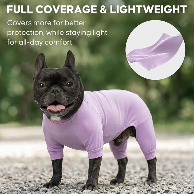 KYEESE UPF50+ Dog Sun Shirt for Medium Dog Cooling Onesie for UV Protection | Cooling Breathable Fabric, Reflective Design, Shedding Control, Skin-Friendly for Sensitive Dogs, Easy On/Off, Quick Dry