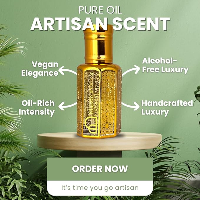 Magnus 12 mL Perfume Oil for Women and Men in Traditional Attar Style Cologne. Great Gift Party Favor and Body Oil – Alcohol Free, Long Lasting Oil, Compliment Magnet