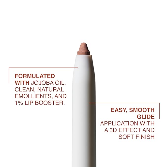 Freck Beauty MAKEOUT CLUB Lip Liner – Creamy Precision Formula, Long-Wearing, Smooth Application, Naturally Defined Finish, Designed to Pair with Soft Blur Lipstick | SHADE 04 (Rosey Cinnamon)