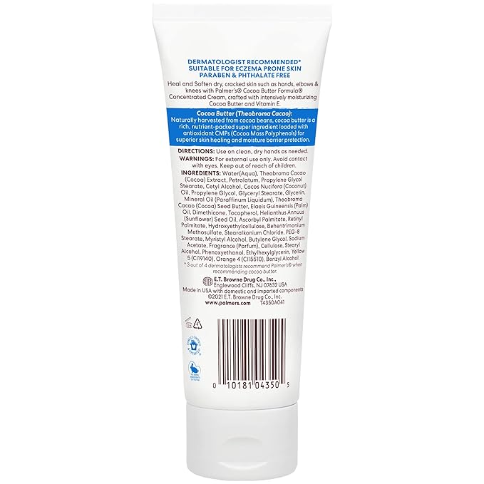 Palmer's Cocoa Butter Formula Daily Skin Therapy Concentrated Cream, 3.75 Ounces
