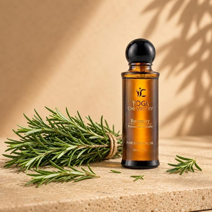 Rosemary Essential Oil | Energy & Stamina Mood Ritual | 100% Pure, Undiluted & GCMS Tested | Essential Oils for Hair, Scalp, Diffuser, Aromatherapy, Massage & DIY | 30 ml / 1 fl oz
