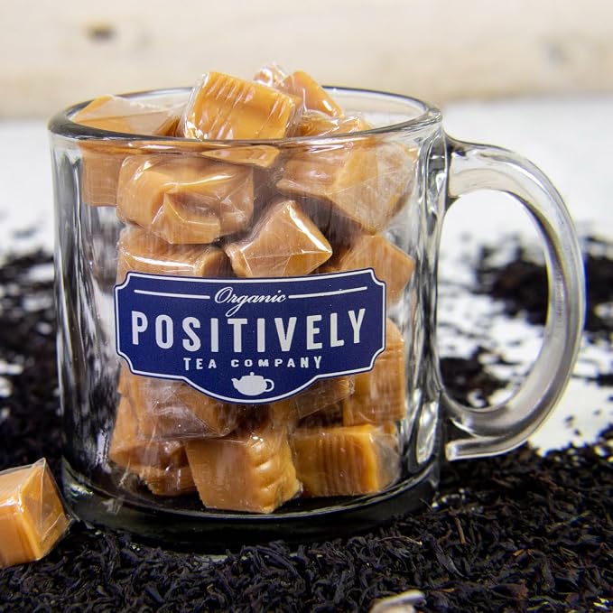 Organic Positively Tea Company, Caramel Black Tea, Loose Leaf, 4 Ounce