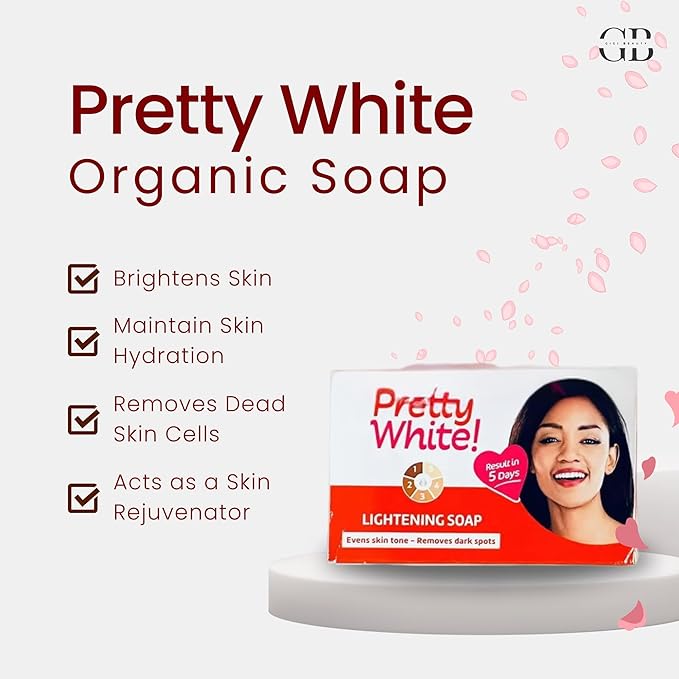 Generic X Pretty White! Skincare Set – Natural Body Lotion, Organic Soap & Serum – Botanical Extracts for Smooth, Healthy Glow – Complete Skincare Routine