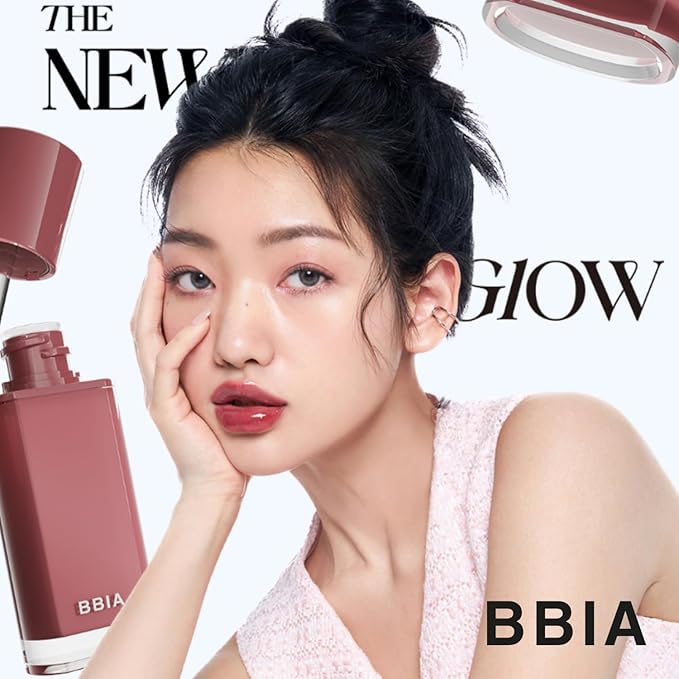 BBIA Glow Tint – Lip Plumping Volumizing Glossy & Glowy Lip Stain Naturally Moisturizing Comfortable Texture Lightweight Long-Lasting Vivid Color Non-Sticky Korean Makeup (26 HAZEL COCONUT, Pack of 1)