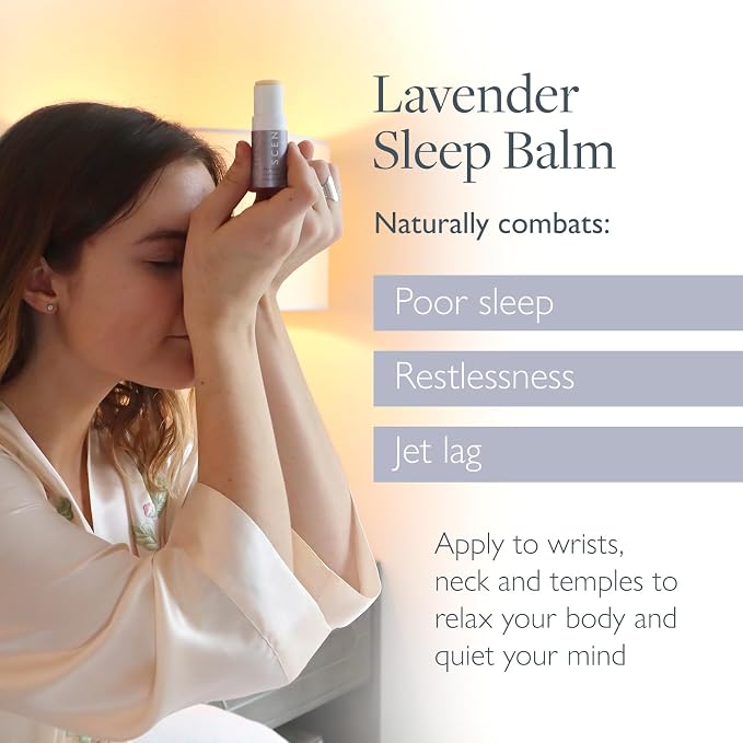 Scentered Sleep Well Aromatherapy Essential Oils Balm Saver Bundle - 2 x 5g Balms & 2 x Mini Travel Balms - for Restful Sleep - Natural Blend of Lavender, Chamomile, Ylang Ylang