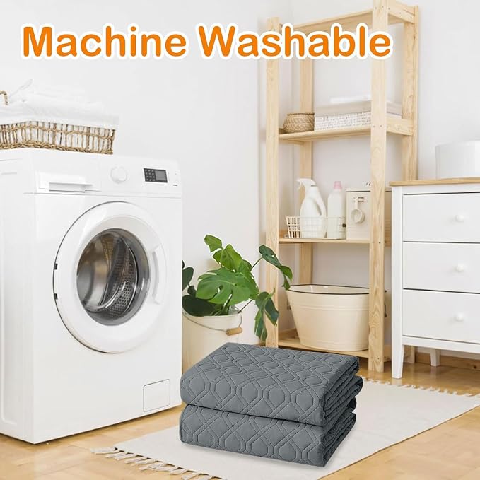 Waterproof Dog Bed Blanket - Soft Pet Blanket & Sofa Cover for Dogs | Reversible Washable Furniture Protector, Couch Covers for Pets (30x70 Inch, Dark Grey/Dark Grey)