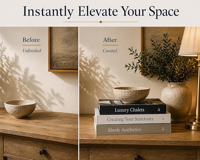 Array & Arrow Decorative Books for Home Decor, Set of 3 Faux Book Storage Boxes with Magnetic Closure, Hidden Storage for Remotes, Keepsakes, Coffee Table, Bookshelf, Living Room Decor