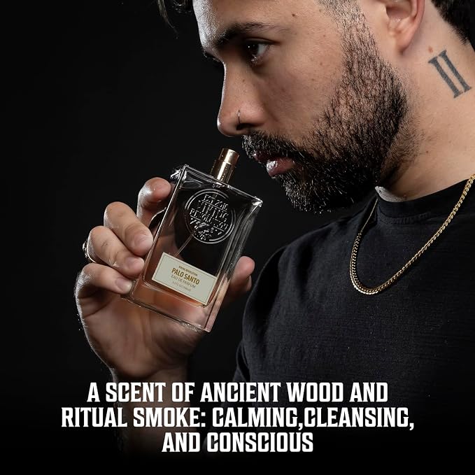 Viking Revolution Palo Santo Cologne for Men - Eau de Parfum - With notes of Palo Santo, Wild Pine, Bergamot, Incense, White Sage, Cedarwood, and Raw Resin - Gifts for Men 3.4 Fl Oz