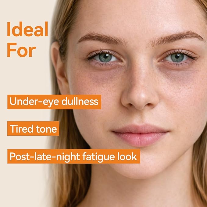 Charge Energy Under Eye Patches (28 Pairs), Vitamin C & Caffeine Eye Mask for Puffy Eyes, Dark Circles and Bags - Cooling Hydrogel Patches, 5-Minute Morning Wake-up Call for Tired Eyes, All Skin