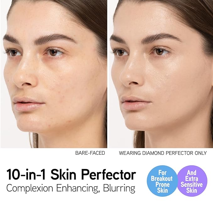 Physicians Formula Mineral Wear®Diamond Perfector BB Cream, 10 in 1 Skin Perfecting Beauty Balm, Lightweight & Luminous Finish - Tan to Deep