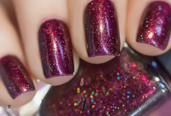 ILNP Royalty - Deep Claret Holographic Nail Polish