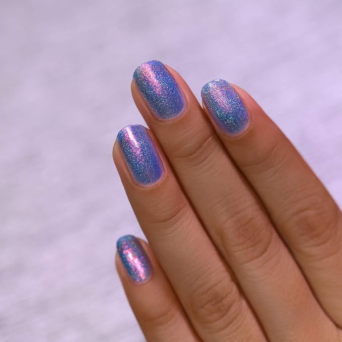 ILNP Pool Party - Vivid Iridescent Blue Holographic Jelly Nail Polish