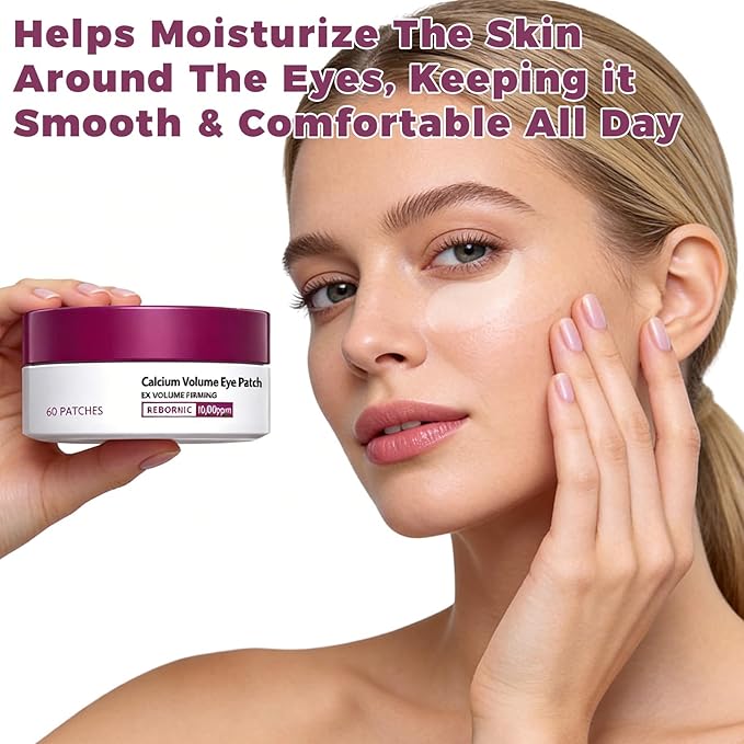 Calcium Volume Multi Balm Stick,Eye Moisturizing Set -Calcium Multi Balm Wrinkle Core +Moisturizing Eye Patches 60ea,Hydrating & Smoothing,Gentle on Skin,Portable Design