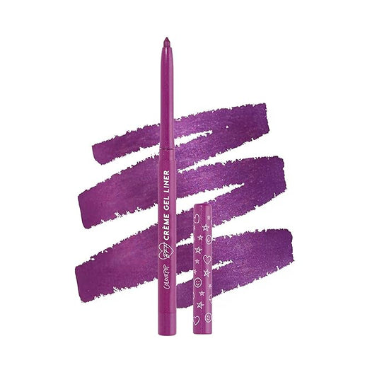 ColourPop Crème Gel Waterproof Eyeliner - 18HR Wear, Ultra-Pigmented Eyeliner Pencil with Matte & Metallic Finishes - Smudge-Proof, Vegan & Cruelty-Free - Plum Smash (0.01 oz)