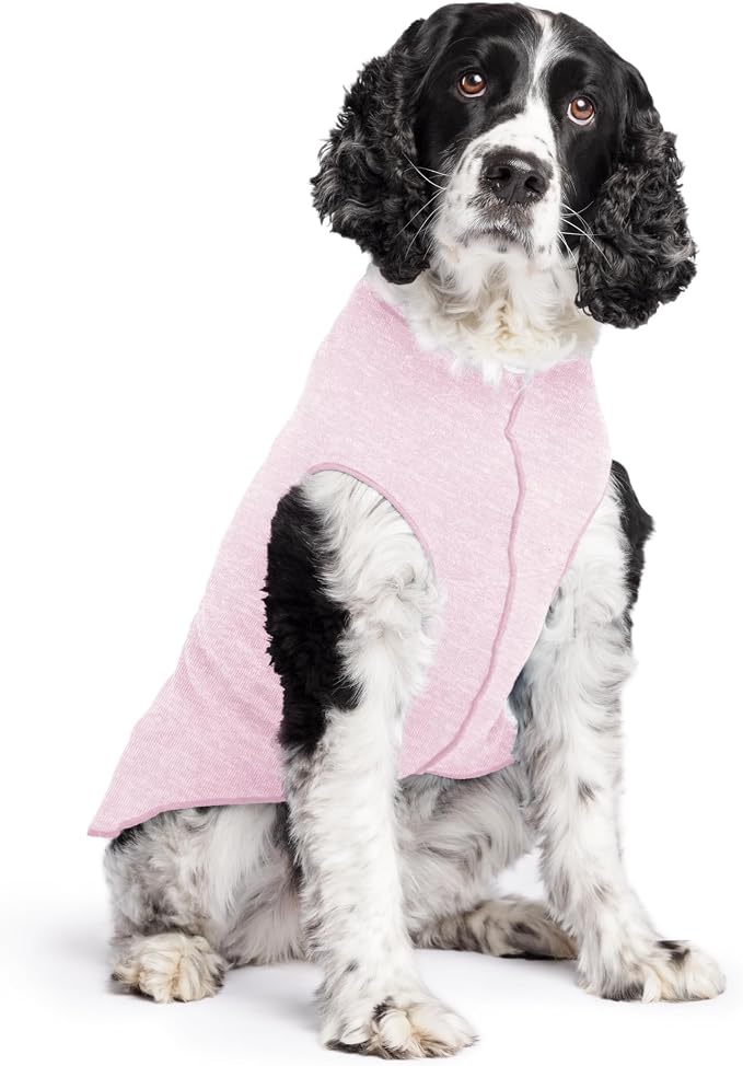 Goldpaw Dog Sun Shirt with UV Protection - Lightweight, Cooling Sun Protection Clothing for Dogs - Reduce Heat Absorption - Pet Clothes Made in the USA - Machine Washable - Size 20 - Pink Lemonade