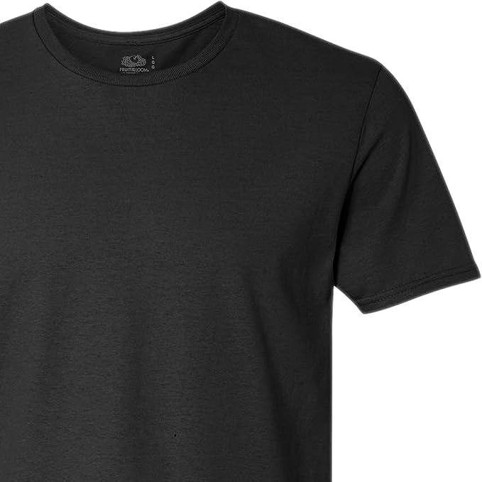 Fruit of the Loom Men's Eversoft Cotton Odor Control & Breathable Moisture Wicking T-Shirts