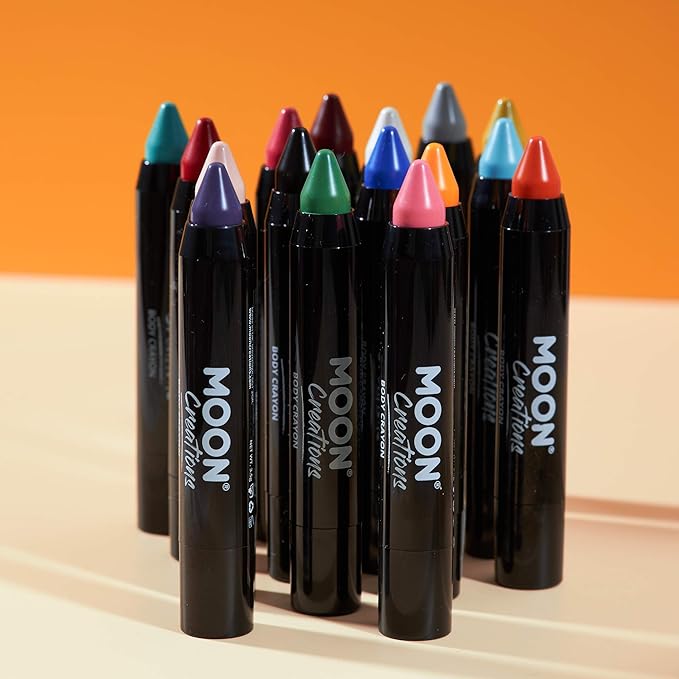 Face Paint Stick / Body Crayon makeup for the Face & Body by Moon Creations - 0.12oz - Green