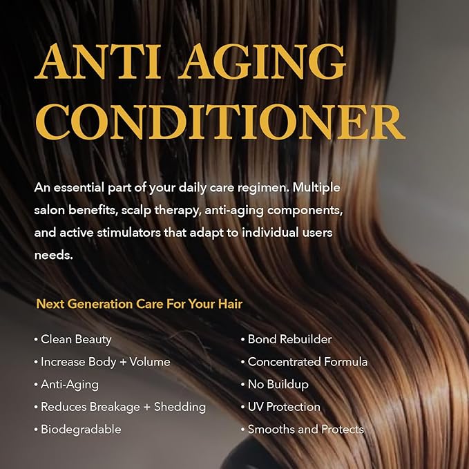 Ethica Beauty Professional Conditioner. Deep Conditioning, Volumizing, & Hydrating. Promotes Strong Healthy Hair, Scalp Health, and Hair Growth, 8.45 oz
