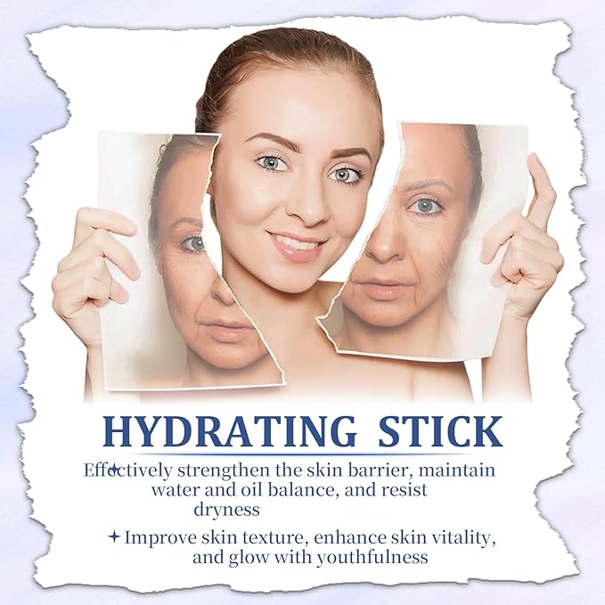 2PCS Calcium Multi Balm, Calcium Volume Multi Balm, Korean Collagen Moisturing Stick, Wrinkle Core Stick, Moisturizing Cream, Hydrating, Firming Skin, Suitable for Eyes, Neck, Face