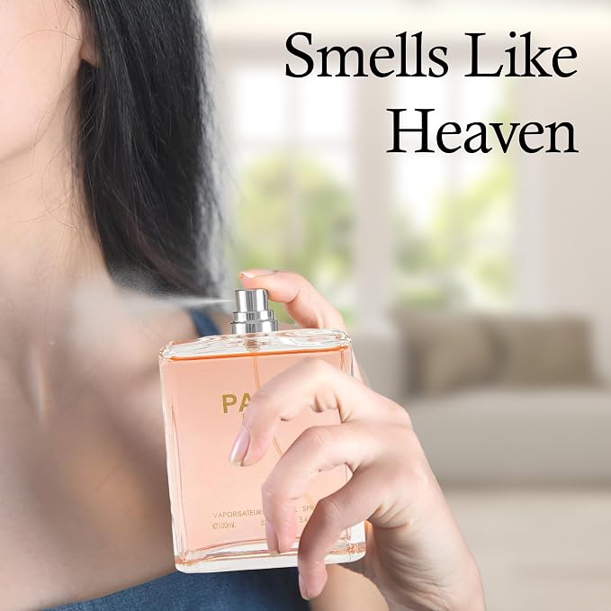 A CENTER PARIS FOR HER Eau de Parfum Spray for Women,Wonderful Gift,Gourmand Fragrance,Daytime and Casual Use,for all Skin Types,a Classic Bottle,3.4 Fluid Ounce