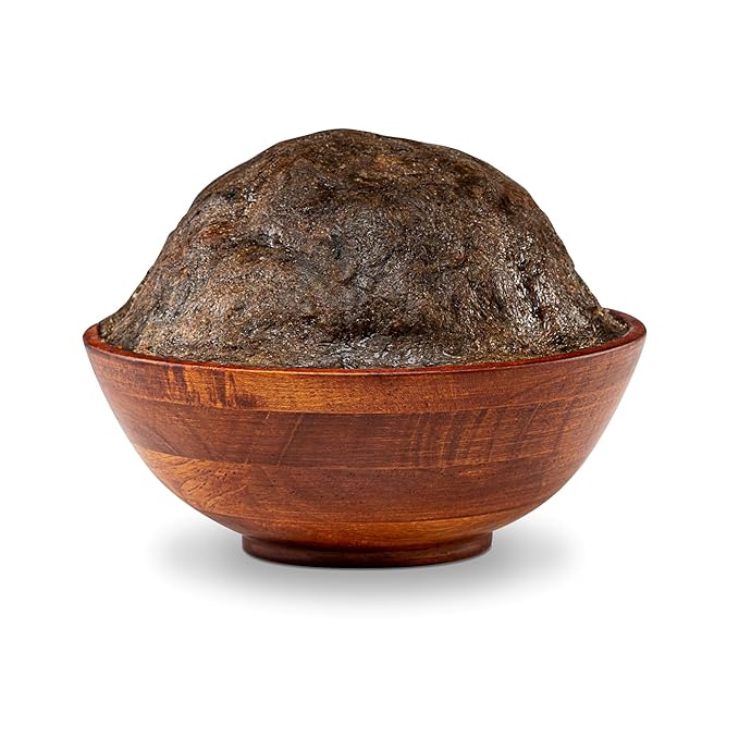 African Black Soap Paste 8 oz. 100% Raw Pure Natural From Ghana. Acne Treatment, Aids Against Eczema & Psoriasis, Dry Skin, Scars and Dark Spots. Great For Pimples, Blackhead, Face & Body Wash.