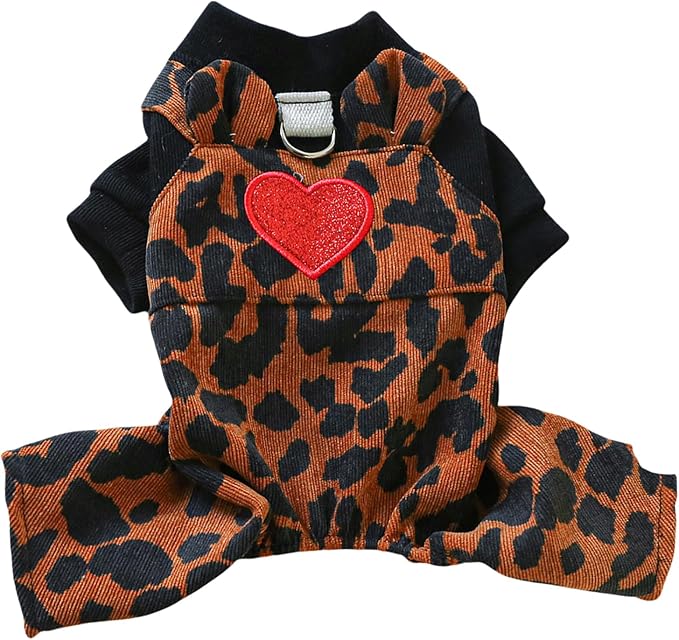 Dog Stylish Overalls Comfortable Puppy One Piece Outfits Summer Bib Overalls for Small Dogs Cute Pet Jumpsuit Onesie Chihuahua Yorkies Birthday Holiday Clothes Costume