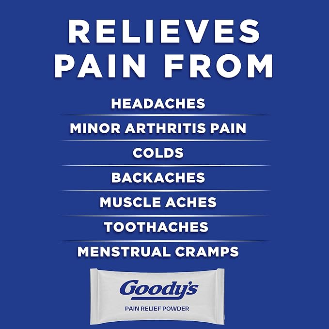Goody's Pain Relief Powders, Extra Strength Headache Powder, 6 ct (Pack of 1)