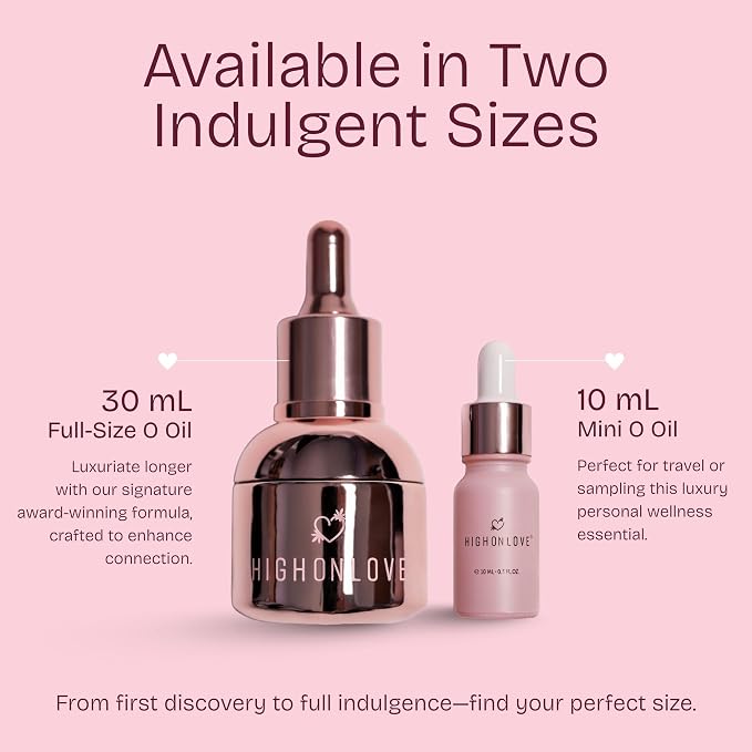 O Oil (30ml) | Feminine Care Lightweight Oil - All Natural, Gentle Formula for Dryness Relief - Restore Moisture & Boost Circulation