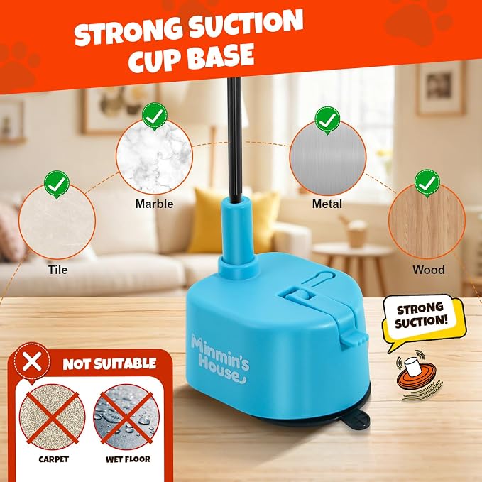Interactive Cat Toys For Indoor Cats, 360° Flying Automatic Cat Toy, Blue