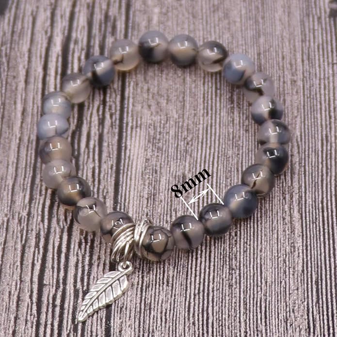 UEUC Tree of Life Yoga Healing Stone Bracelets,Multilayer Lotus Chakra Stone Reiki Bracelet Sets,Anxiety Crystal Natural Stone,for Women Stress Relief