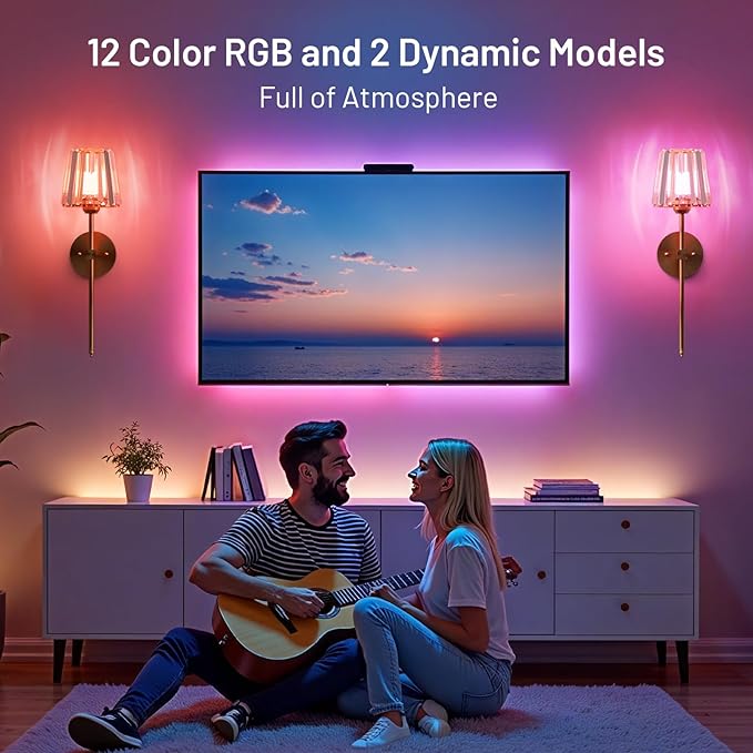 Crystal Battery Operated Wall Sconces Set of 2, Gold Rechargeable Wireless Wall Sconce Lights with Crystal Lampshade, 12 RGB and 3CCT Dimmable Wall Lamps with Remote for Bedroom Living Room Hallway