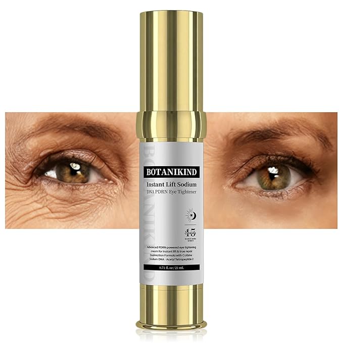 15S Instant Eye Tightener Cream, Firmx Eye & Face Cream Temporary Eye Tightener for Eye Bags, Puffiness & Wrinkles, Dual-Action Firming & Long-Term Repair with 5000ppm PDRN, Panthenol, 0.71 Fl Oz